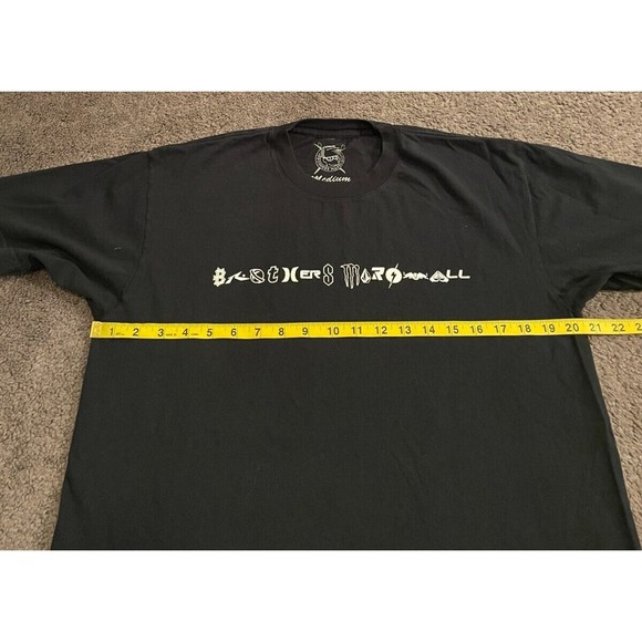 Men's Brothers Marshall X Games Red Bull Monster Energy Black T-Shirt Medium - Picture 4 of 5